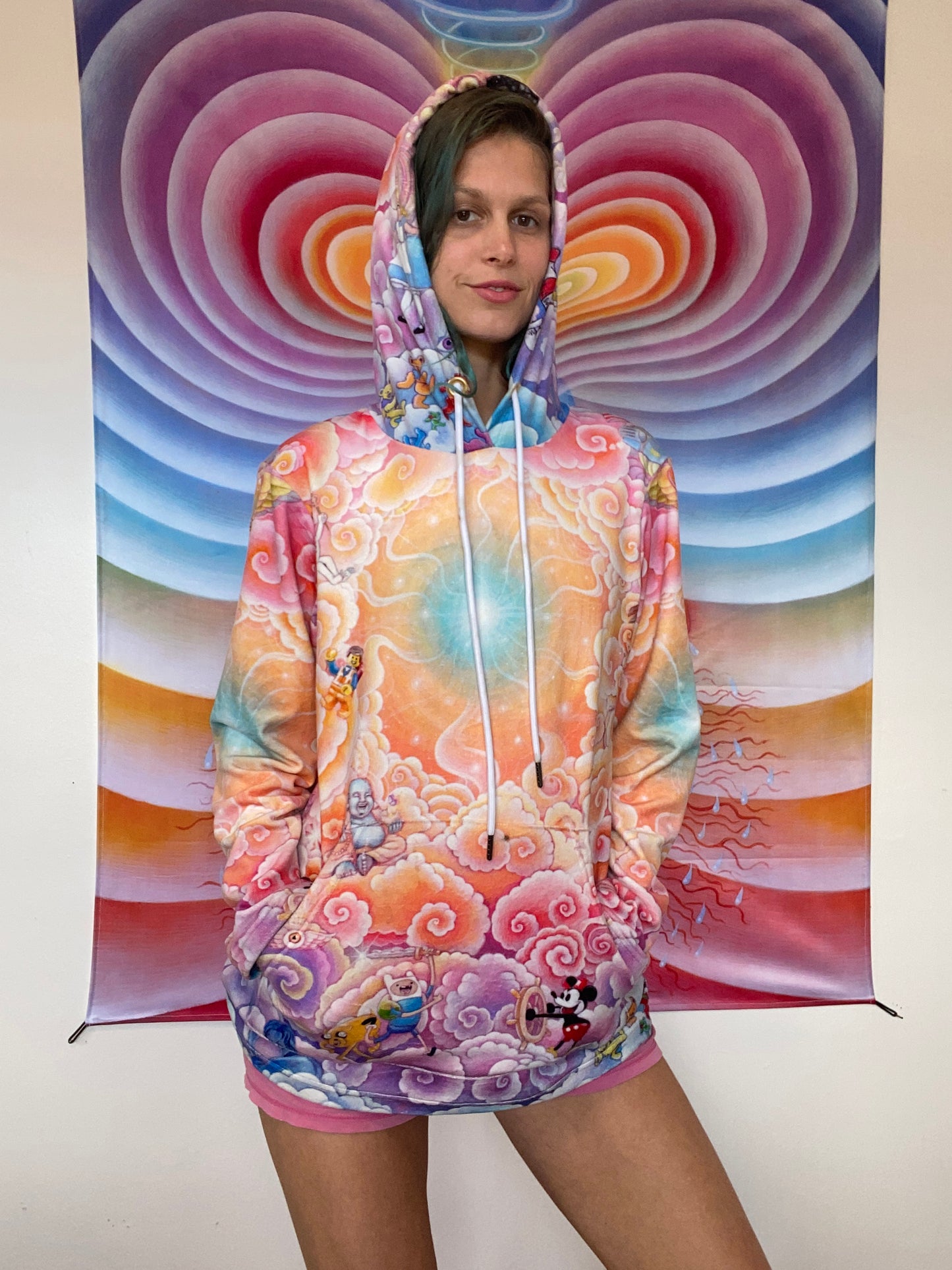 Unisex Divine Imagination Sherpa Hoodie