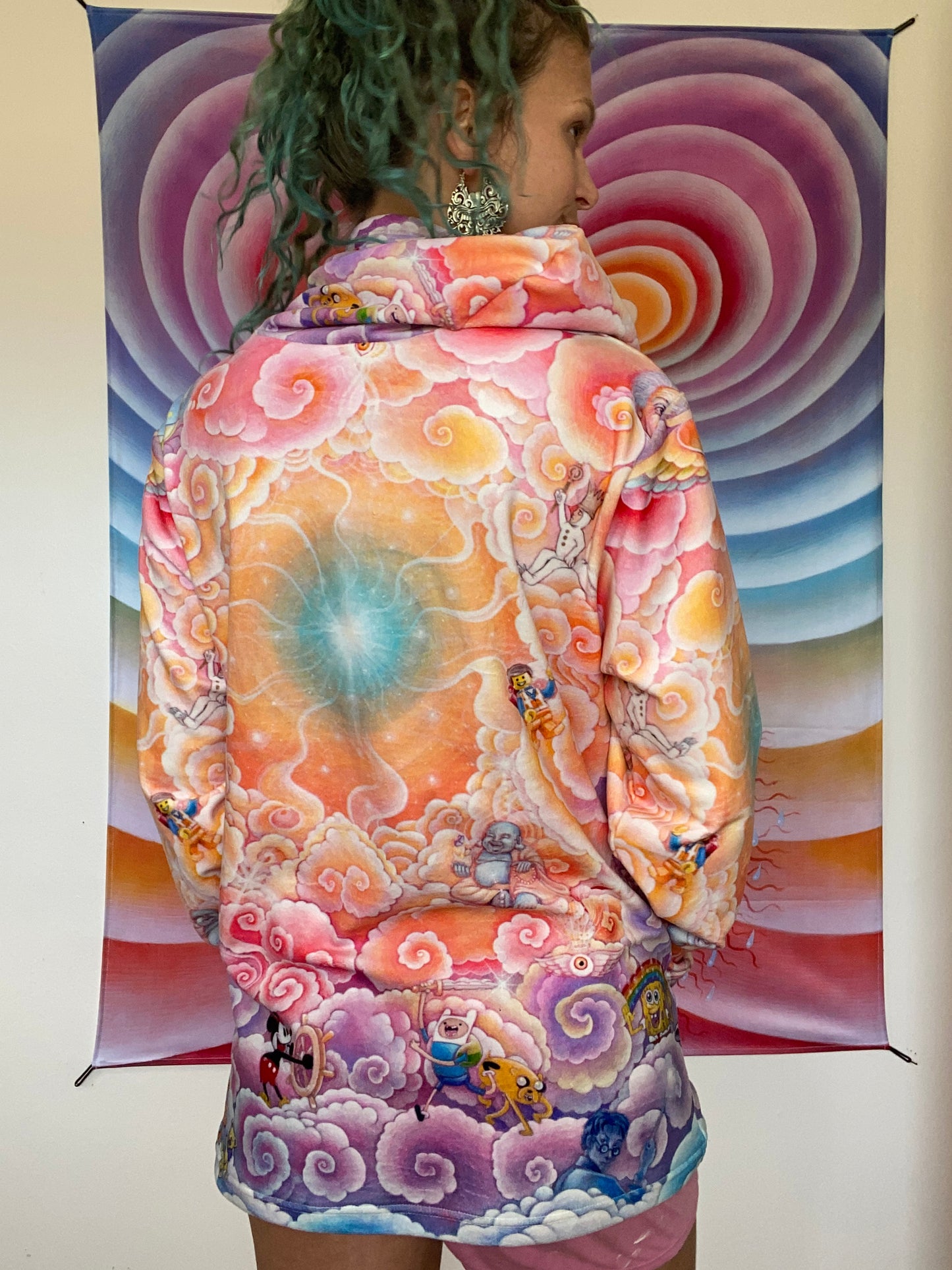Unisex Divine Imagination Sherpa Hoodie