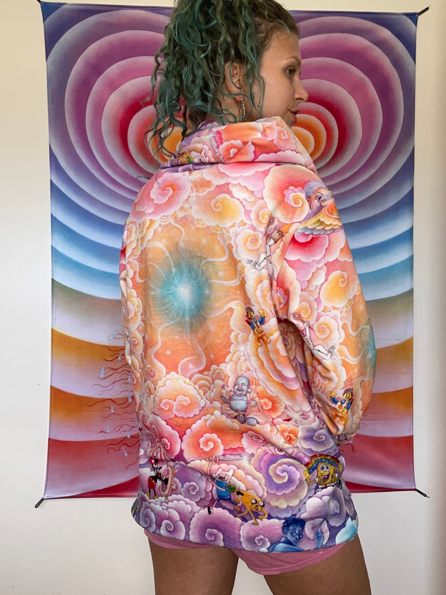 Unisex Divine Imagination Sherpa Hoodie