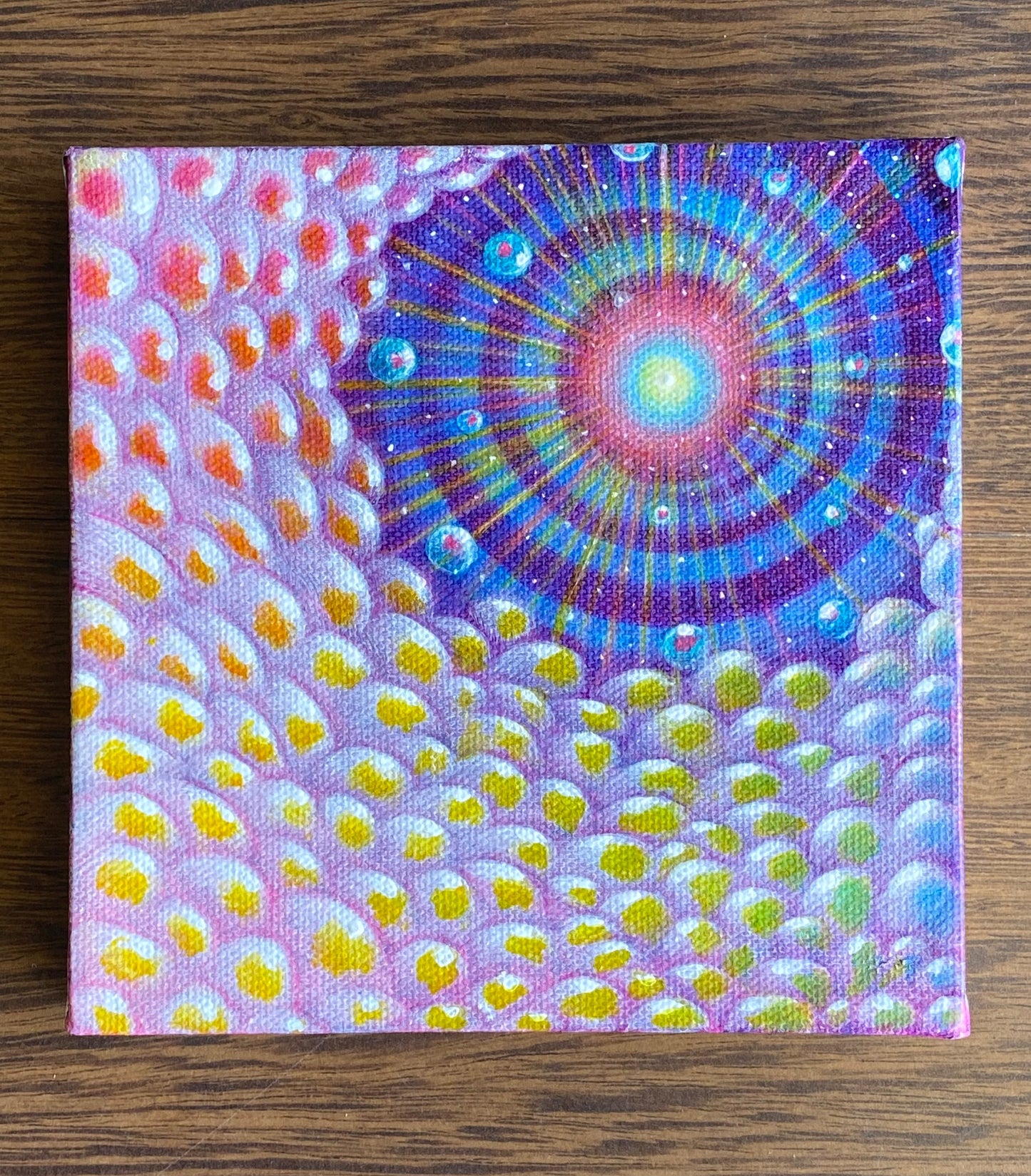 Bubble Cloudz Freestyle Original Mini Painting