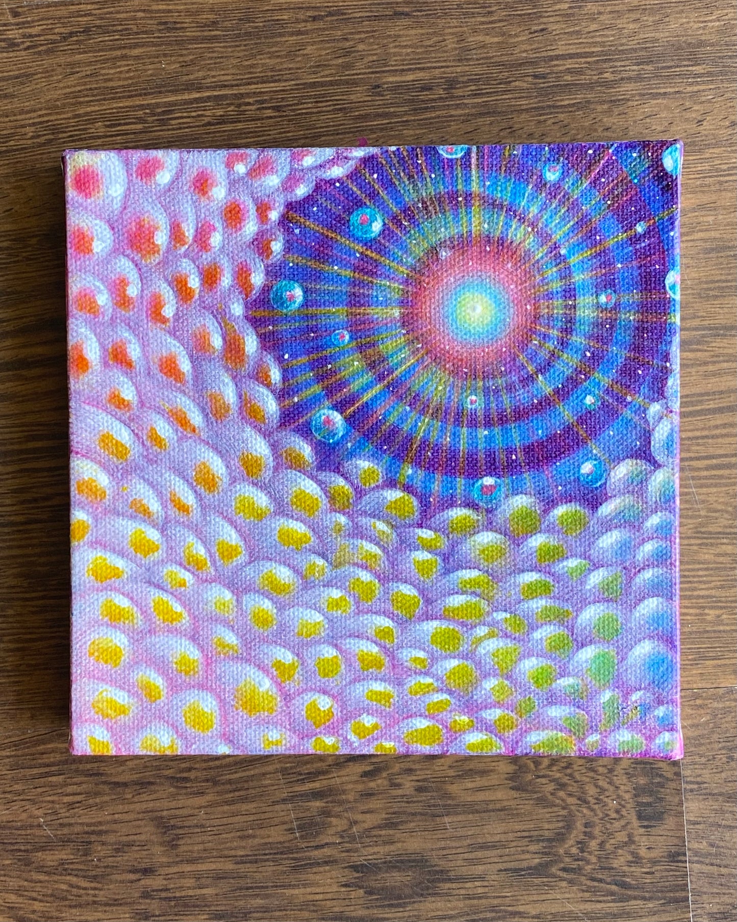 Bubble Cloudz Freestyle Original Mini Painting