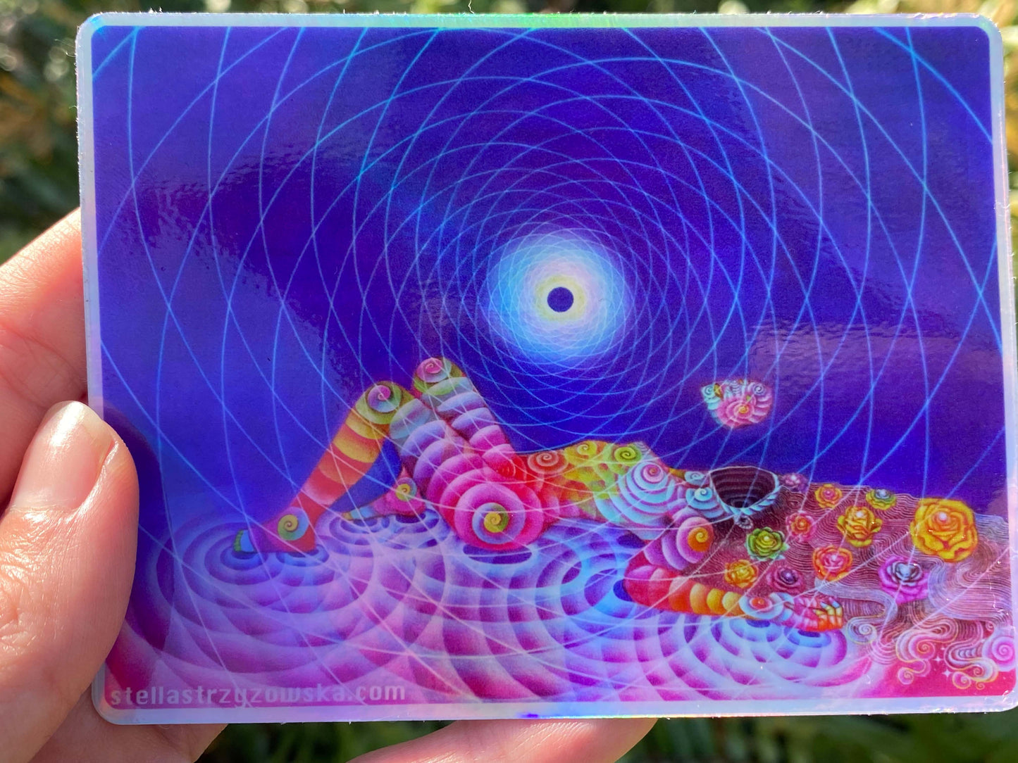 Ego Death Holographic Sticker