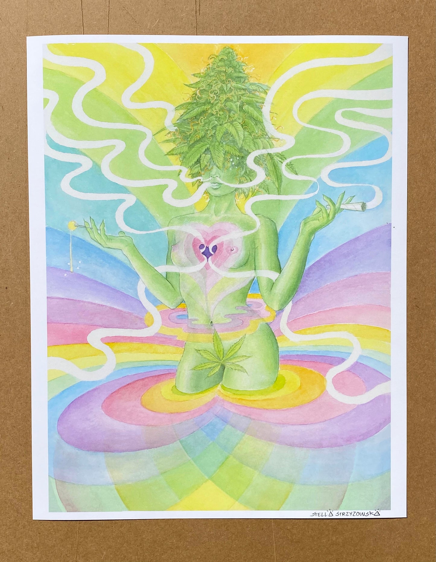 Green Goddess Signed Open Edition