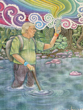 Load image into Gallery viewer, Limited Edition AP Large Vintage Style Blotter "Divine Moments of Trump; DMT"
