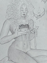 Load image into Gallery viewer, Heart Goo Original Drawing