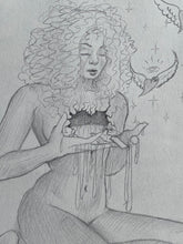 Load image into Gallery viewer, Heart Goo Original Drawing