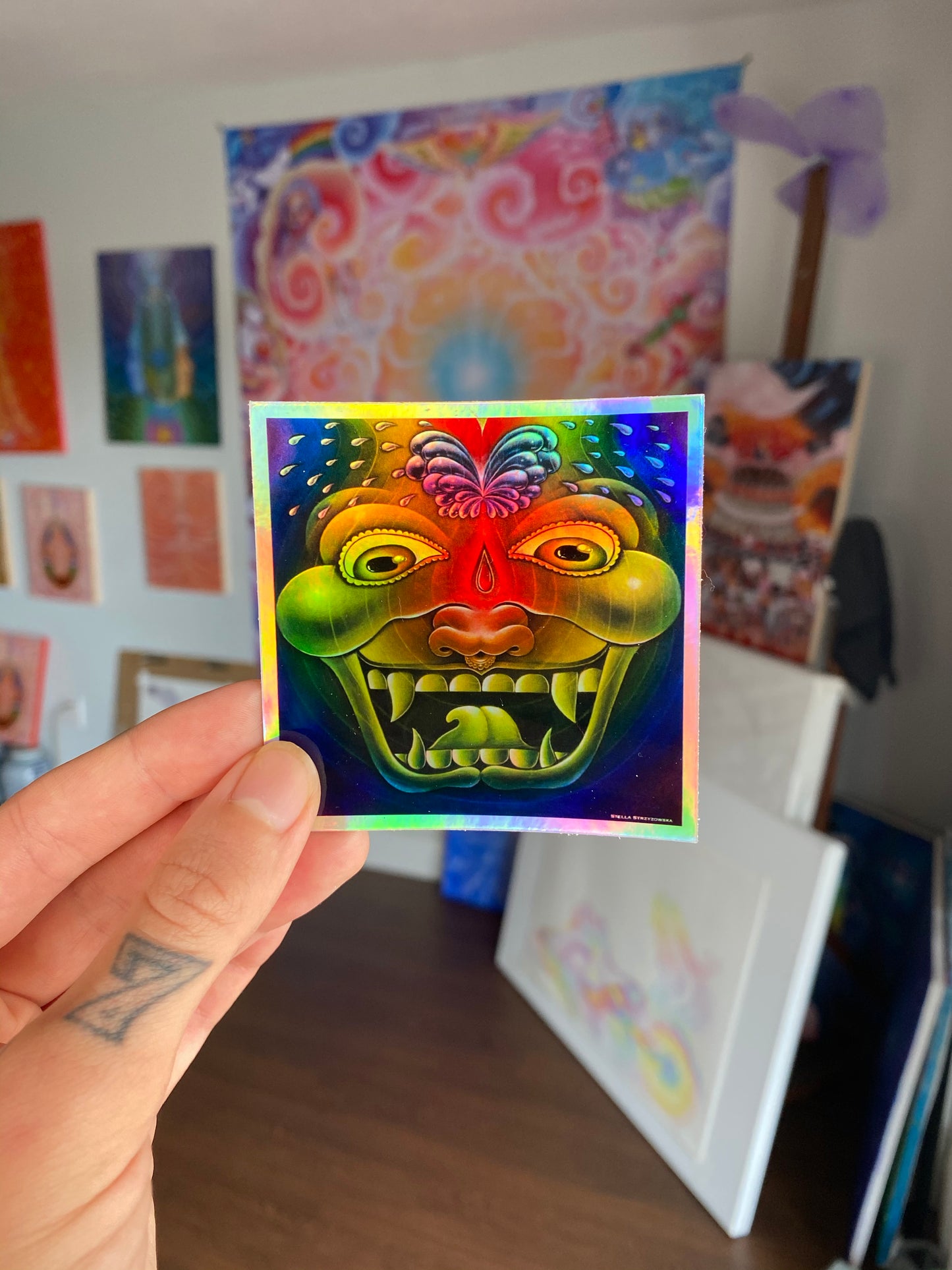 3rd Eye Ejaculation Celebration Sticker