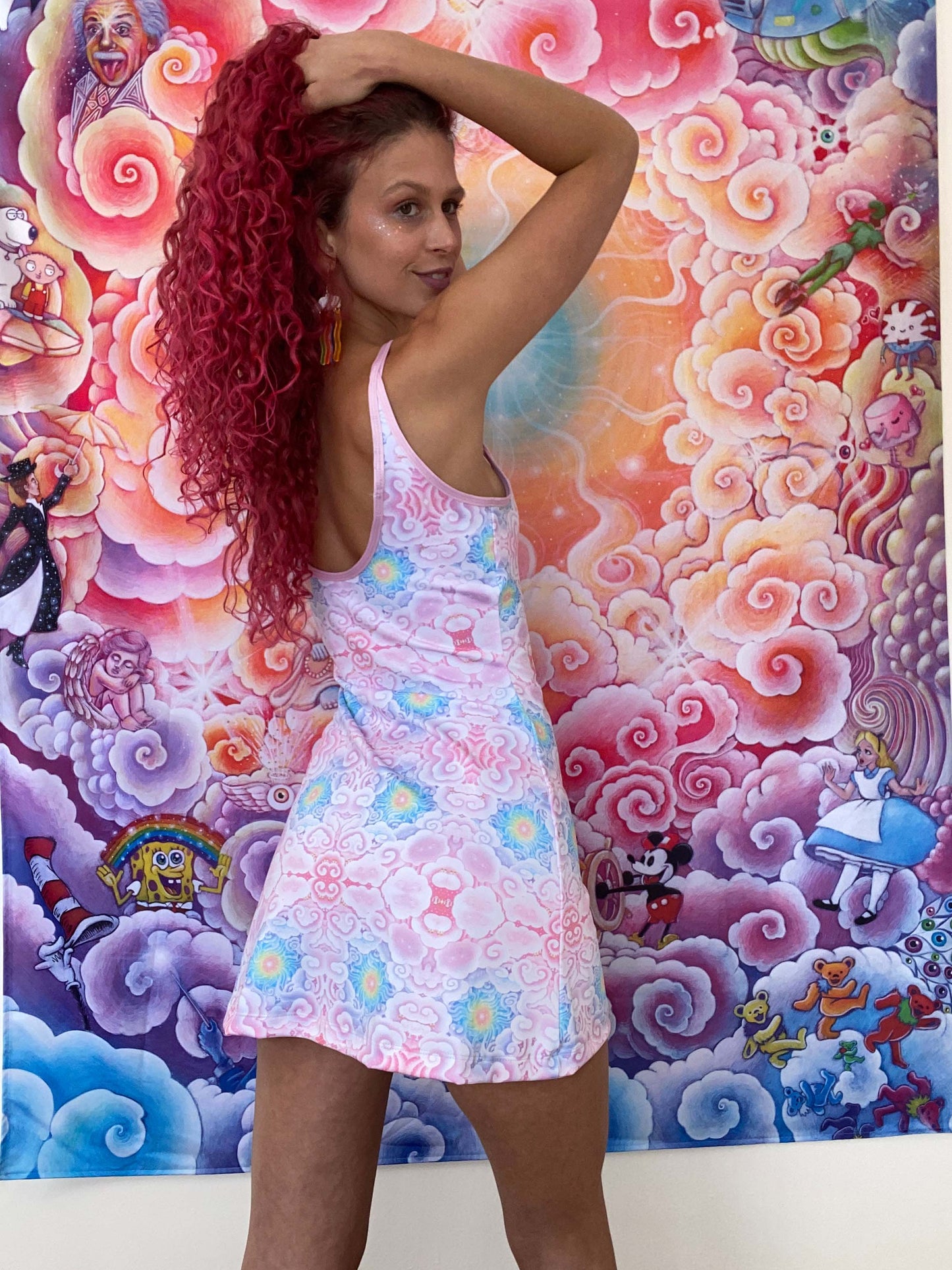 Happy Cloud Mini Dress
