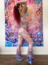 Load image into Gallery viewer, Divine Imagination Crop Top & Bell bottoms