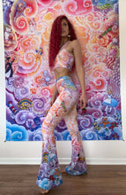 Load image into Gallery viewer, Divine Imagination Crop Top & Bell bottoms