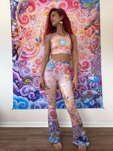 Load image into Gallery viewer, Divine Imagination Crop Top & Bell bottoms