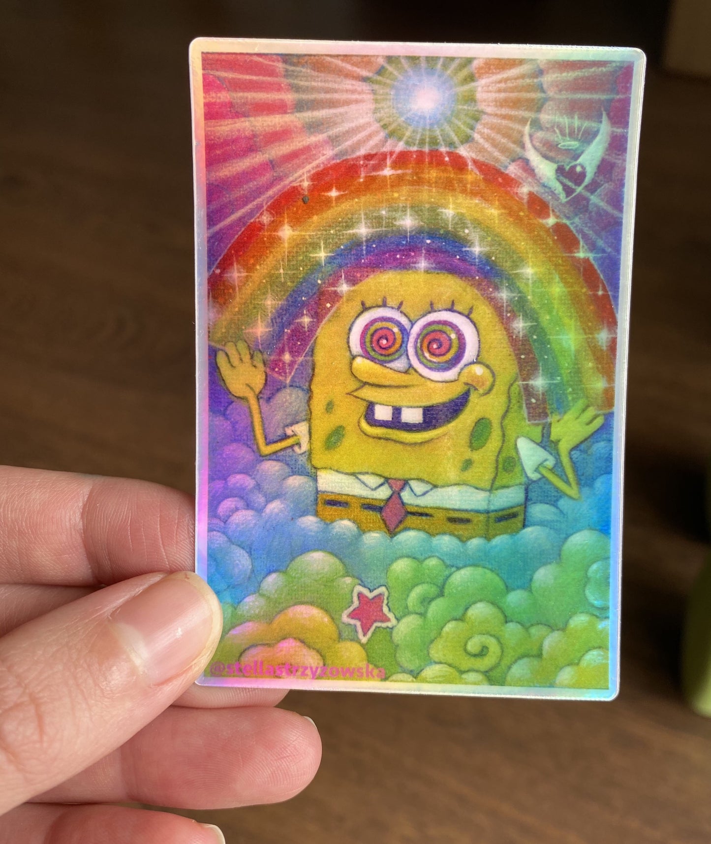 Imagination Trippy Bob Sticker