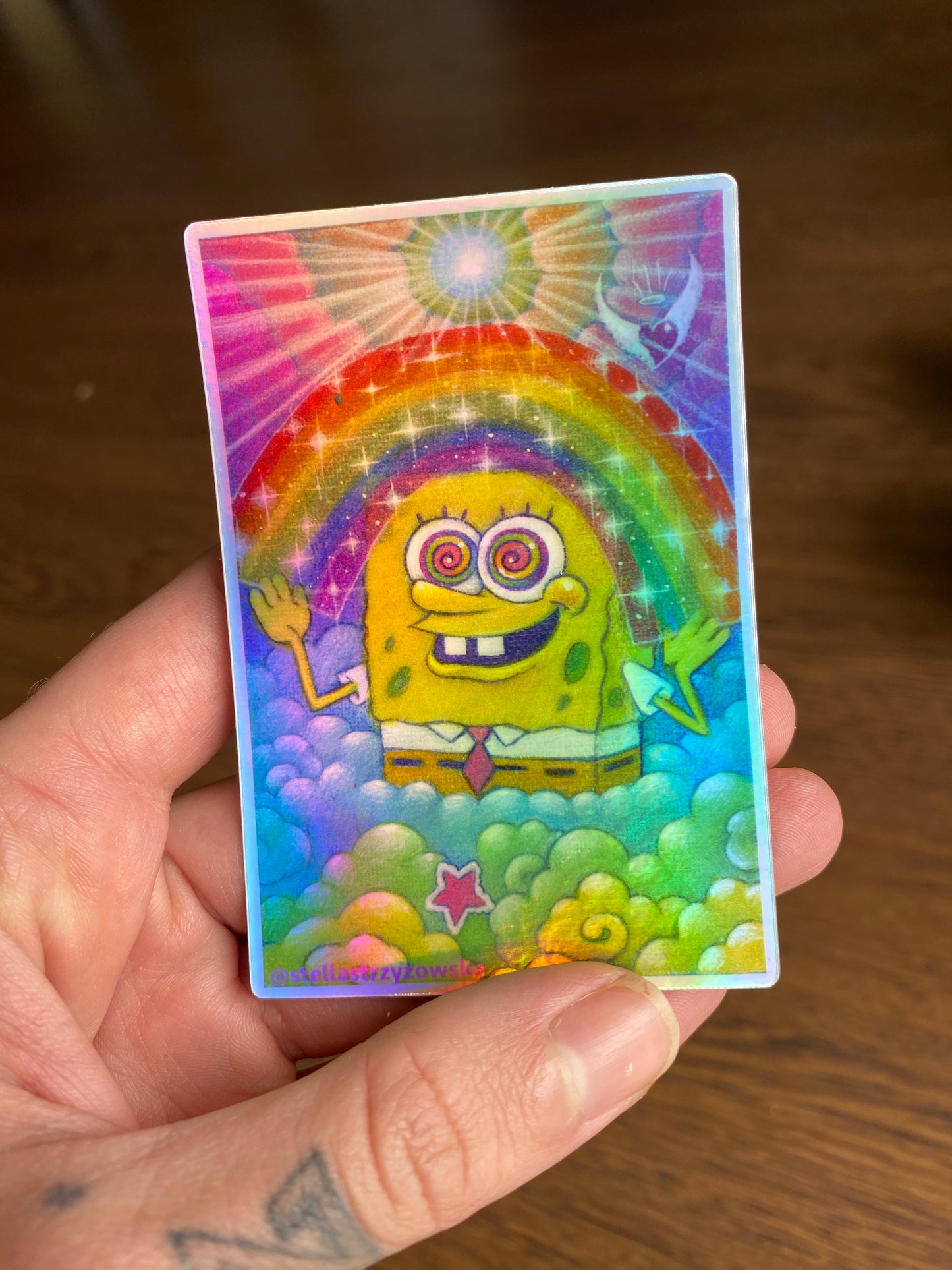 Imagination Trippy Bob Sticker