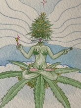 Load image into Gallery viewer, Ganja Goddess Original Watercolor