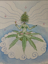 Load image into Gallery viewer, Ganja Goddess Original Watercolor