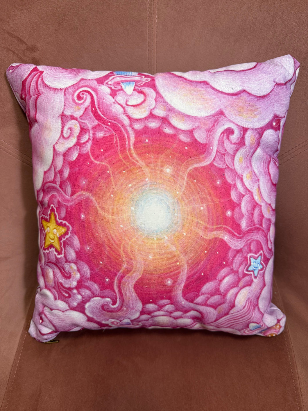 Tears of Bliss Art Pillow