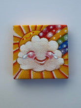 Load image into Gallery viewer, Happy Sun Original Mini Painting
