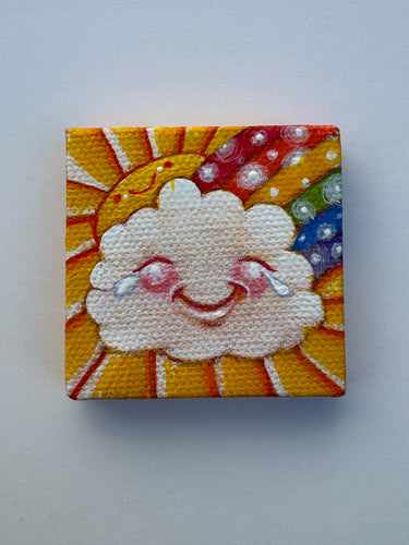 Happy Sun Original Mini Painting