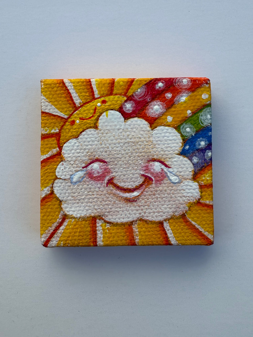 Happy Sun Original Mini Painting