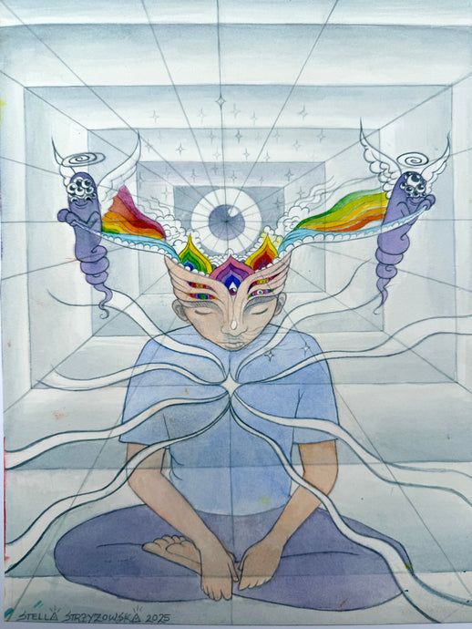 Unraveling Original Watercolor