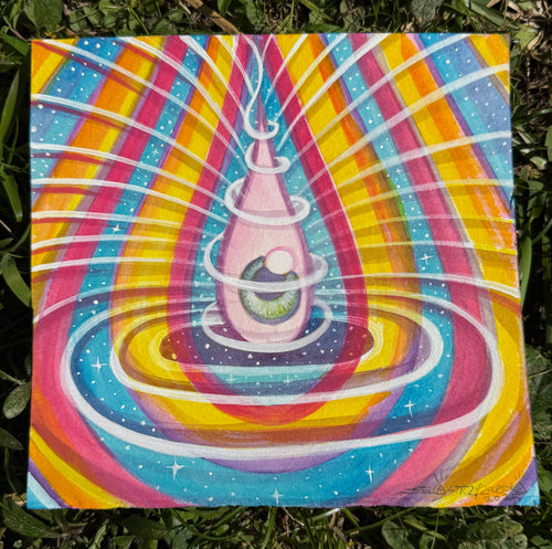 Light Consciousness Original Mixed Media