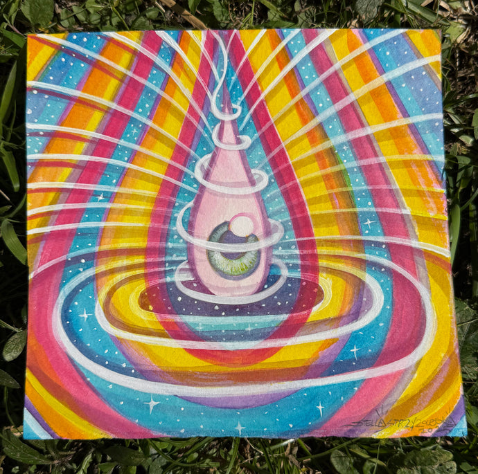 Light Consciousness Original Mixed Media