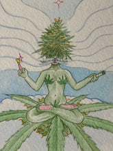 Load image into Gallery viewer, Ganja Goddess Original Watercolor