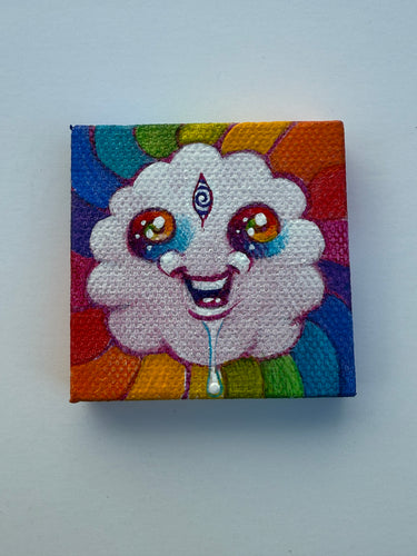 Trippin Cloud Original Mini Painting