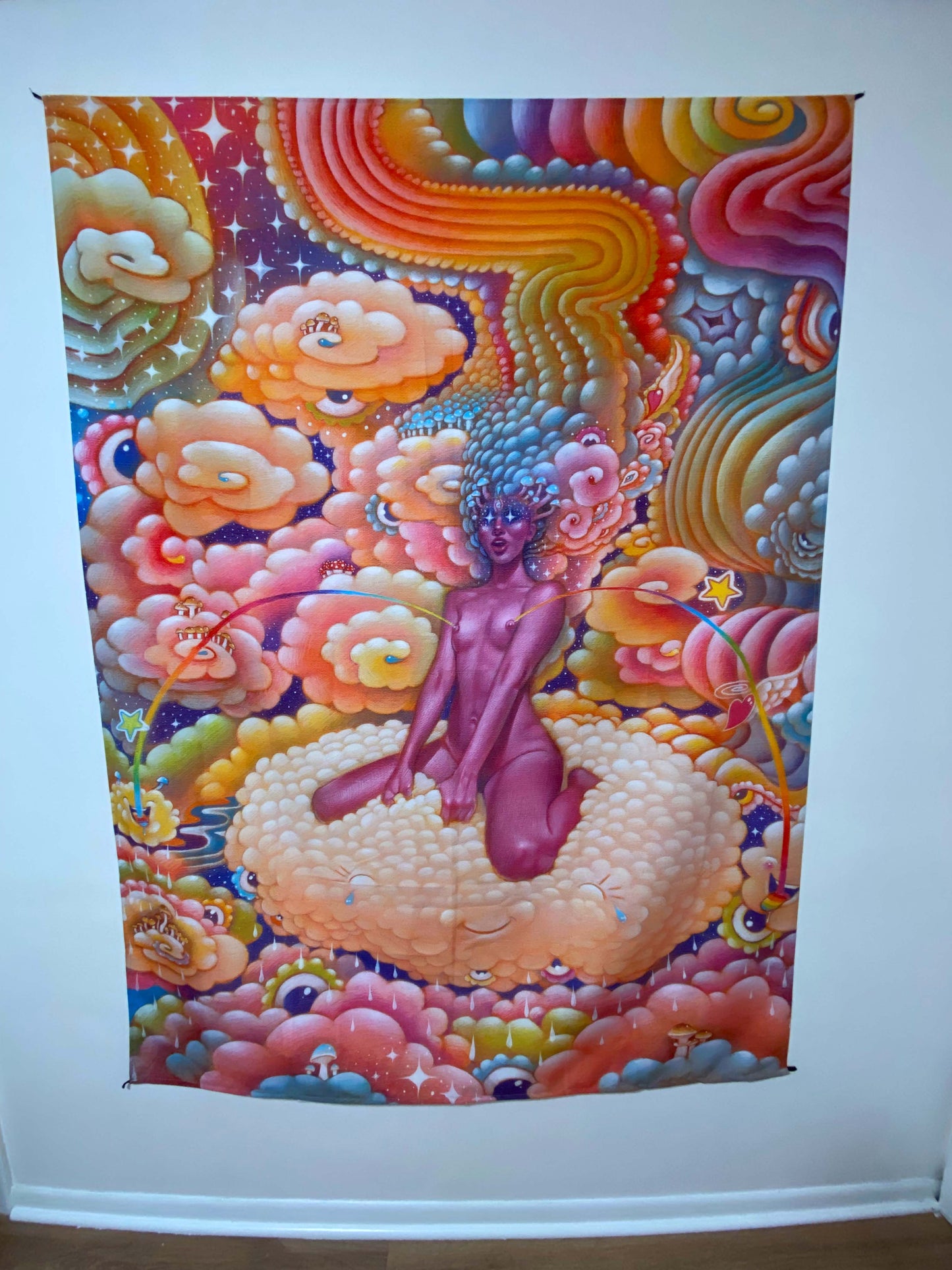 Cloud Girl Tapestry