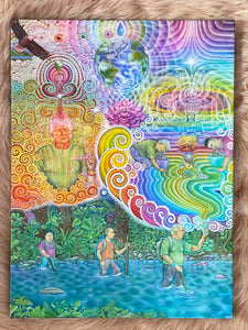 Divine Moments of Trump; DMT Signed Stretched Canvas Print