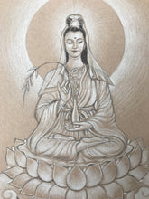 Load image into Gallery viewer, Quan Yin Original Drawing