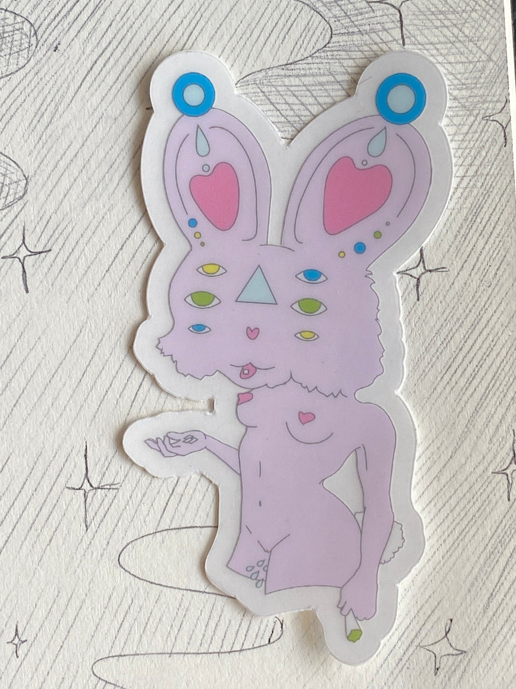 Acid Sex Bunny Sticker