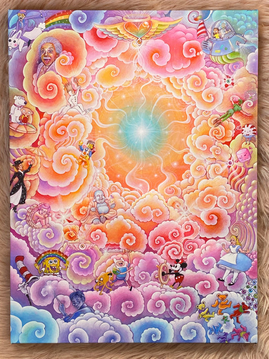 Divine Imagination Stretched Canvas Print