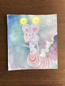 Acid Sex Bunny Gouache Original