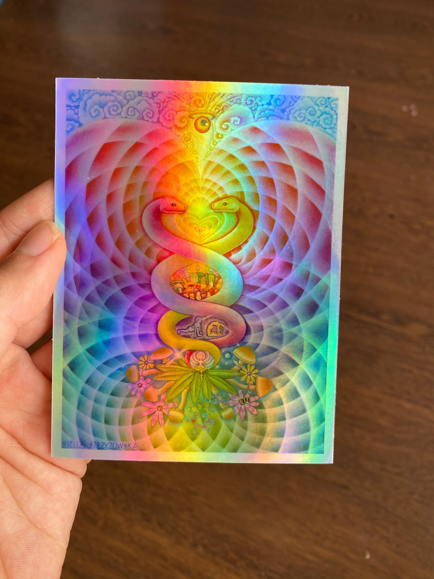 Medicine Holographic Sticker