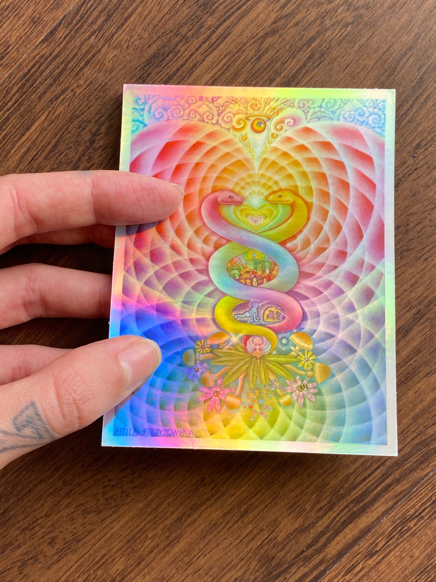Medicine Holographic Sticker