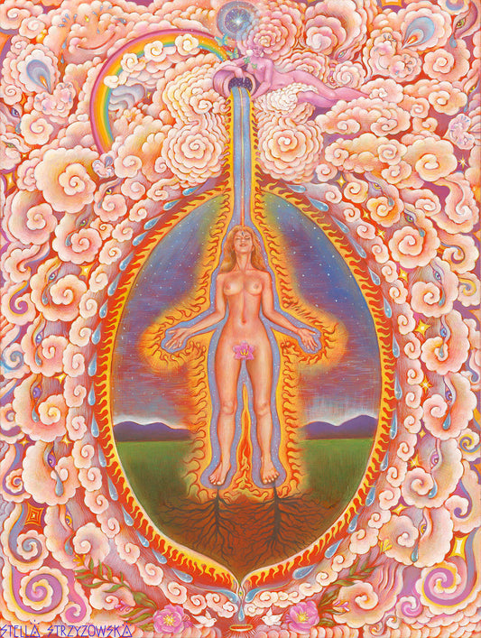 Self Initiation Stretched Canvas Giclee