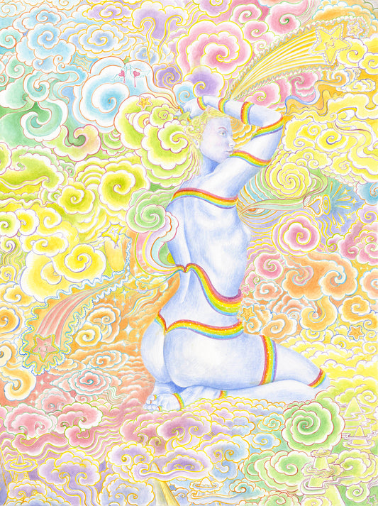Swimming in Psychedelia Fine Art Print